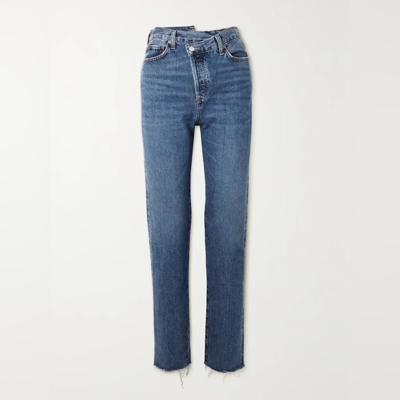AGOLDE Criss Cross Straight Leg Jeans - Picture 3 of 10